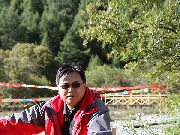 李飞院长在亚丁稻城留影
